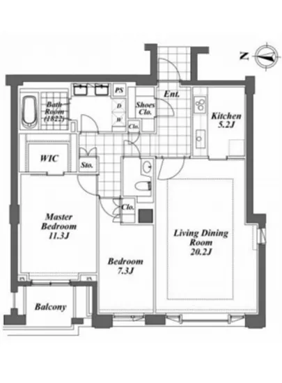 プライムメゾン御殿山EAST 2F