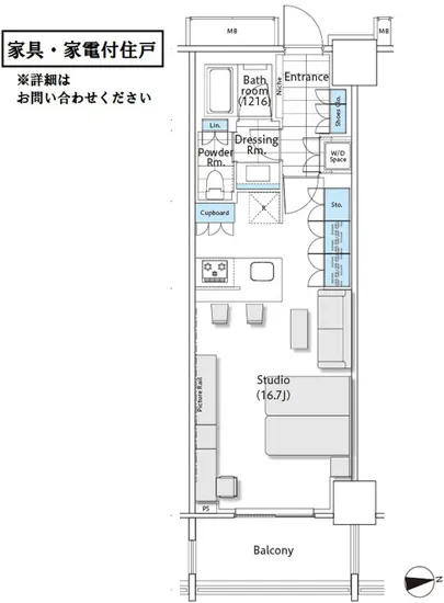 コンフォリア新宿イーストサイドタワー 6F