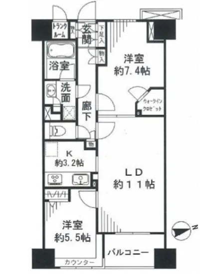 東新宿レジデンシャルタワー 1008