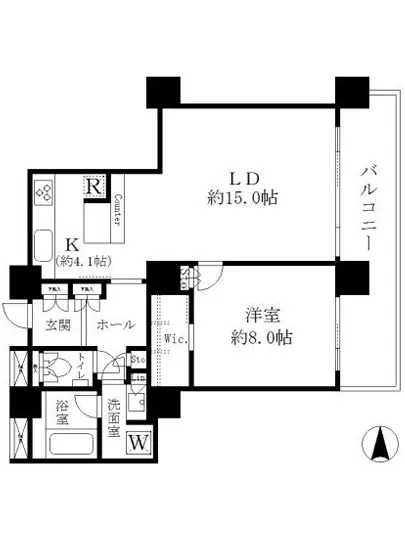 リバーポイントタワー 1702