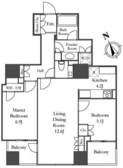 パークコート赤坂桜坂 8F