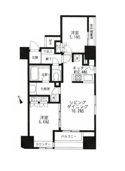 ピアース乃木坂 1303