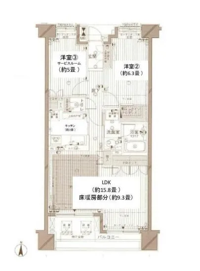 コスモ高輪シティフォルム 403