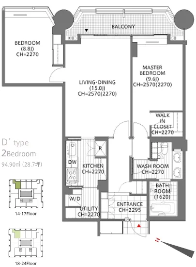 赤坂溜池タワーレジデンス 1802