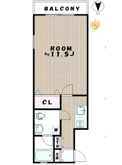 レジデンツァフラッテルノ 3F