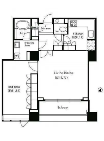 パークキューブ目黒タワー 1703