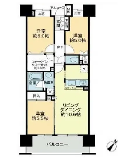 クレストシティレジデンス 17F