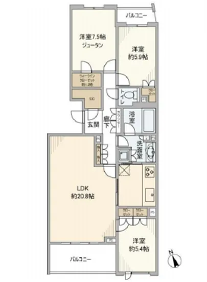 パークコート学芸大学デュアルプレイス 510