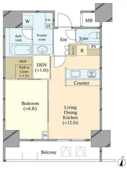 パークリュクス小石川 402