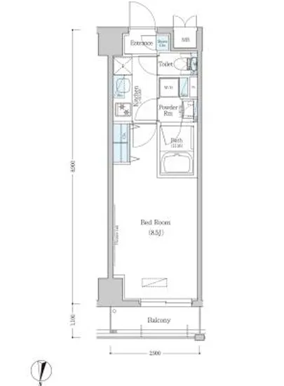 アーバネックス清澄白河2 E-702