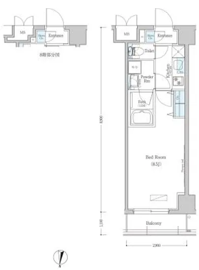 アーバネックス清澄白河2 E-203