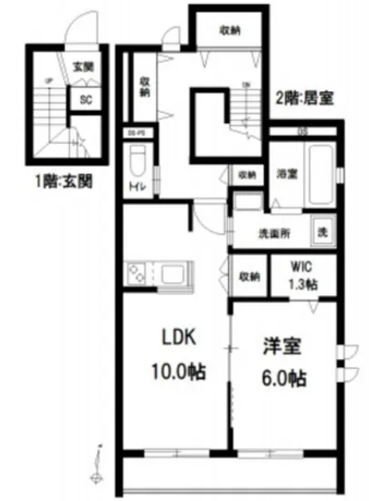 仮称)上落合3丁目へーベルメゾン 202