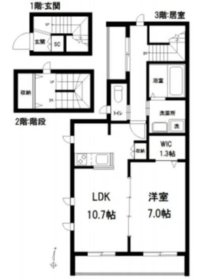 仮称)上落合3丁目へーベルメゾン 301
