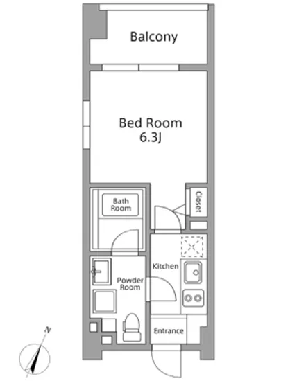 レジディア築地 301