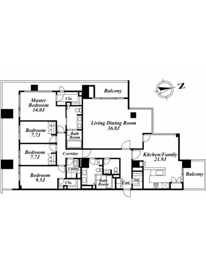 ラ・メール三番町レジデンス 1406