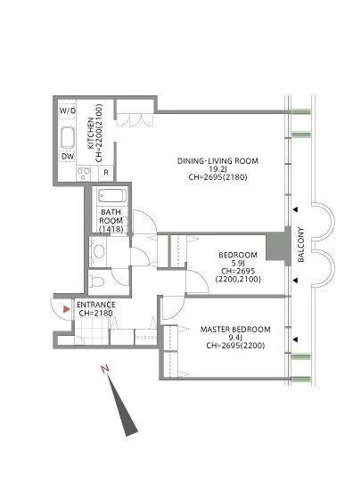 アークタワーズイースト 1403