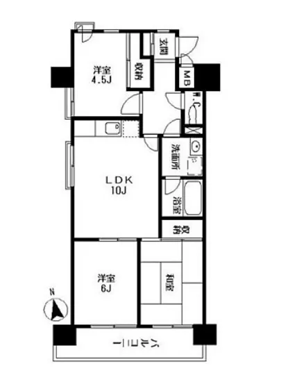 芝パークサイドハイツ 1201