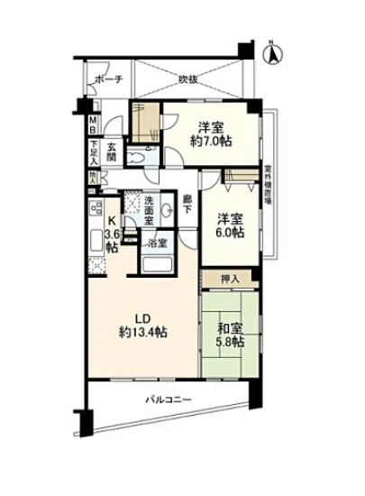 パークハウス代々木上原 3階