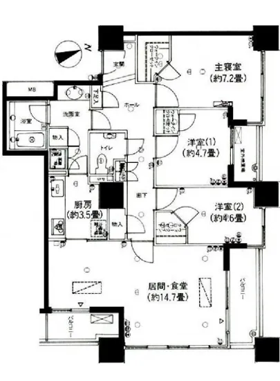 西早稲田パークタワー 301