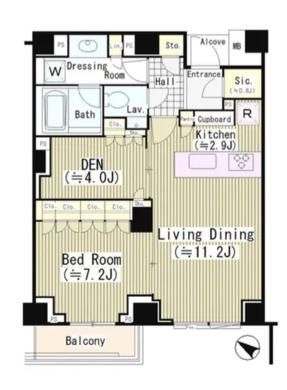 パークコート元麻布ヒルテラス 302
