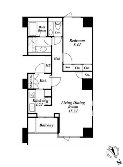 南青山テラス常盤松フォレスト 3階
