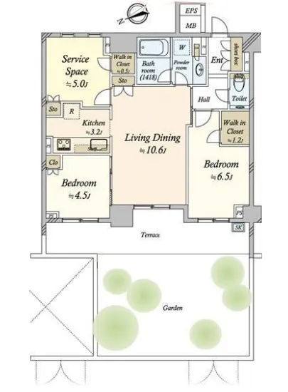 ザ・パークハウス四谷若葉レジデンス 1F