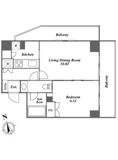 BPRレジデンス代々木 1102