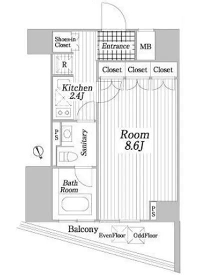 コートヒルズ広尾南 405