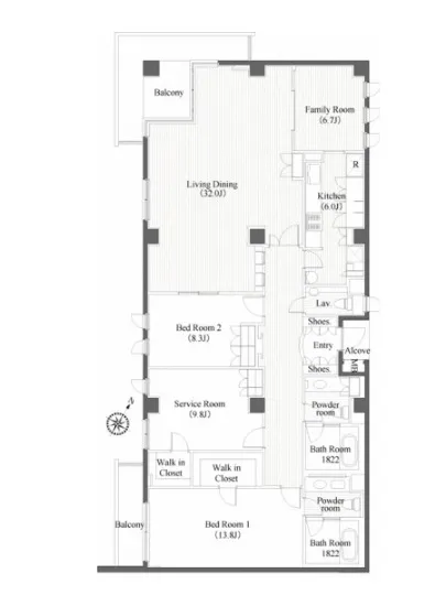 ウィンザーハウス広尾 204