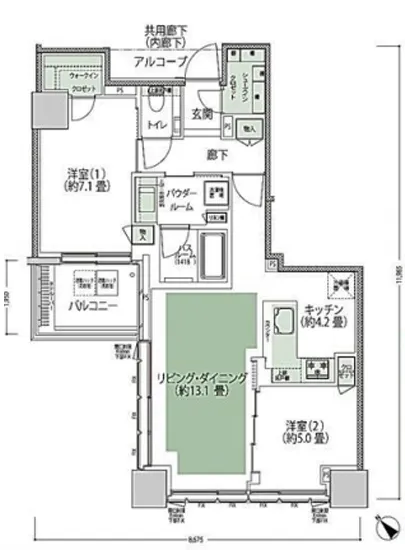 スカイフォレストレジデンスタワー&スイート 1003