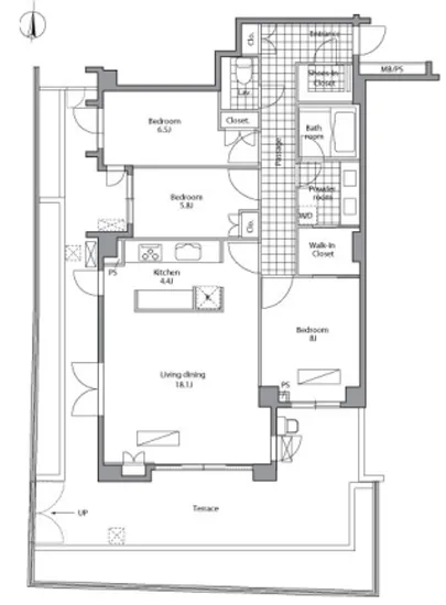 レジディア御殿山 103