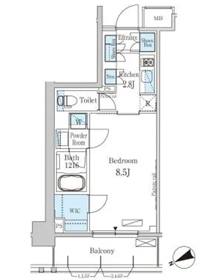 パークアクシス門前仲町・清澄庭園 403