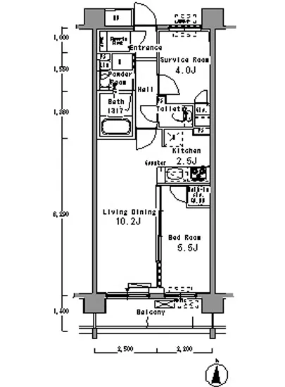 パークアクシス滝野川 205