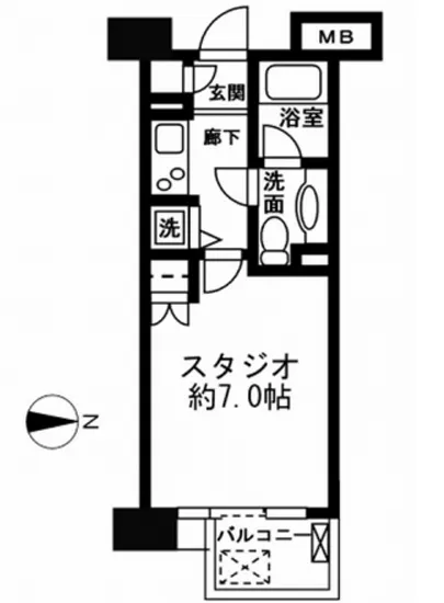 レジディア新宿イースト2 202