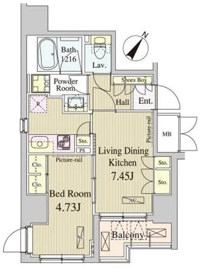 コートラクリア人形町 705