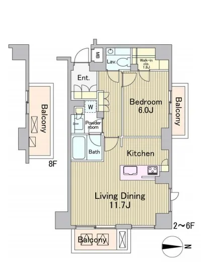 ラフォンテ麻布十番 603