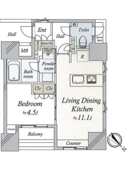 パークリュクス銀座mono 901