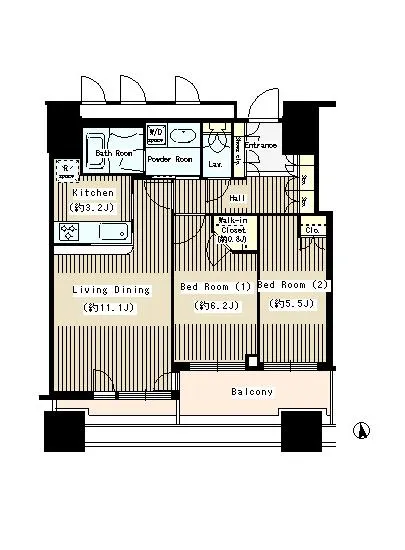 クレストプライムタワー芝 2106
