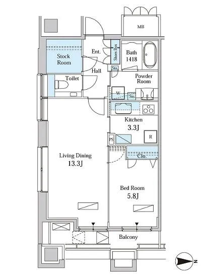 モメント汐留 2104
