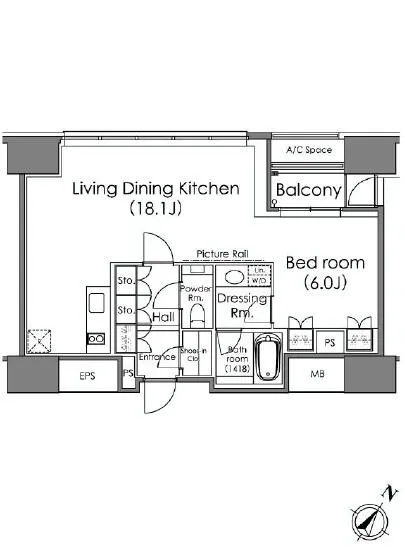 ザ・ベルグレイヴィア麻布 1103