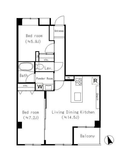 レジディア六本木檜町公園 402
