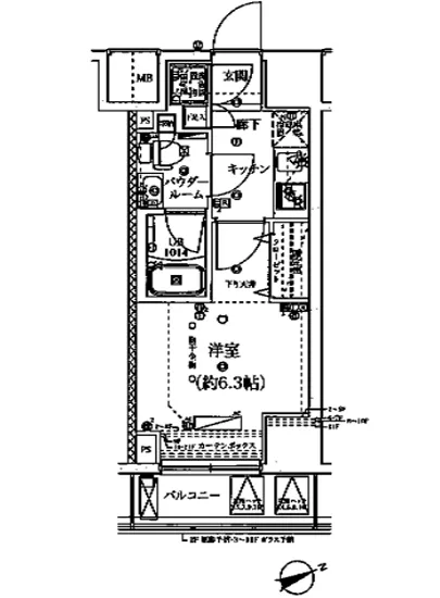 スパシエヴァロル品川荏原 202