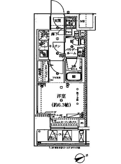 スパシエヴァロル品川荏原 903