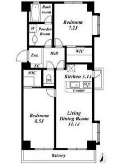 ヒルトップ諏訪山 201