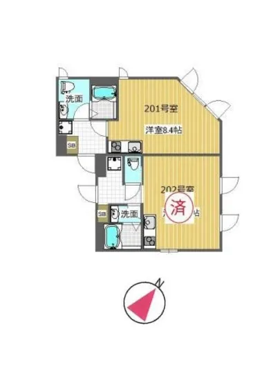 ラピス赤坂Ⅱ 201