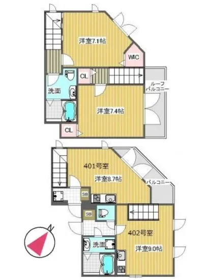 ラピス赤坂Ⅱ 402