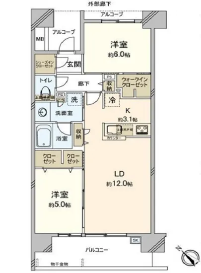 イニシア豊洲コンフォートプレイス 5F