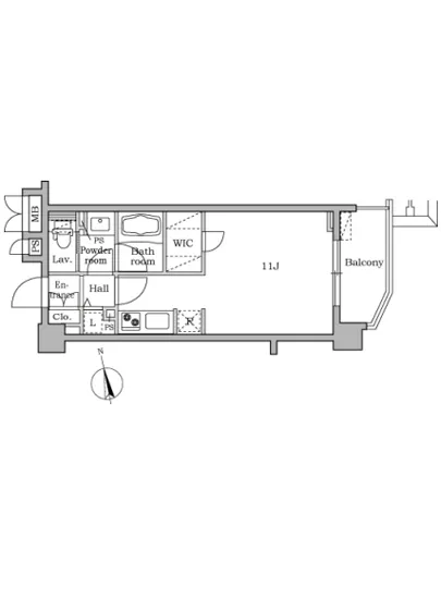 レジディア大井町2 404