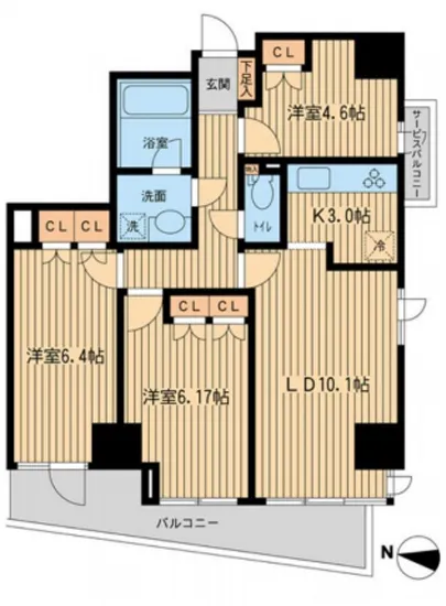 KDXレジデンス千駄木 401