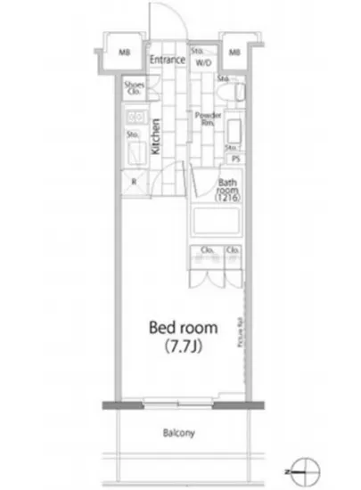パークハビオ平河町 206